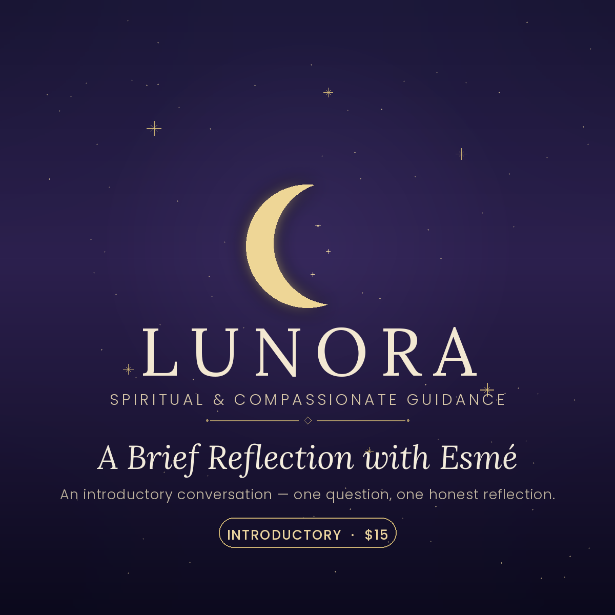 A Brief Reflection with Esmé (Introductory Interaction)
